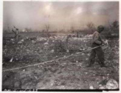 36th Texas Division Battlefield Tour White Lines on the minefields