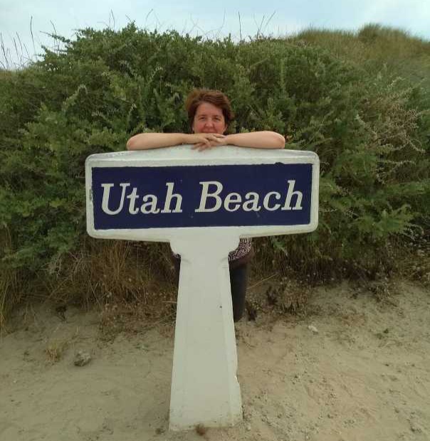 me at Utah Beach