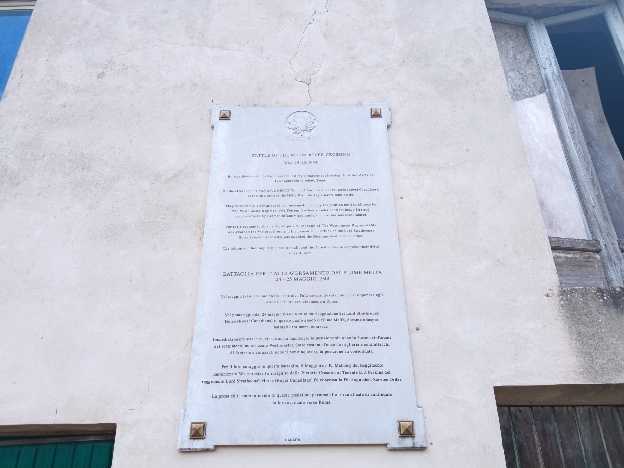 Monte Cassino Battlefield tours for Canadians plaque