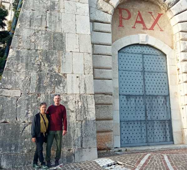 Monte Cassino Battlefield tour for Nisei