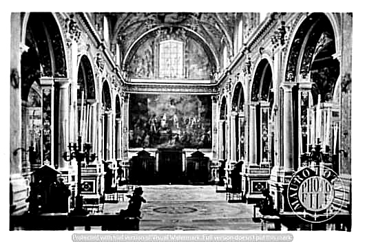 Monte Cassino before the war the basilica 